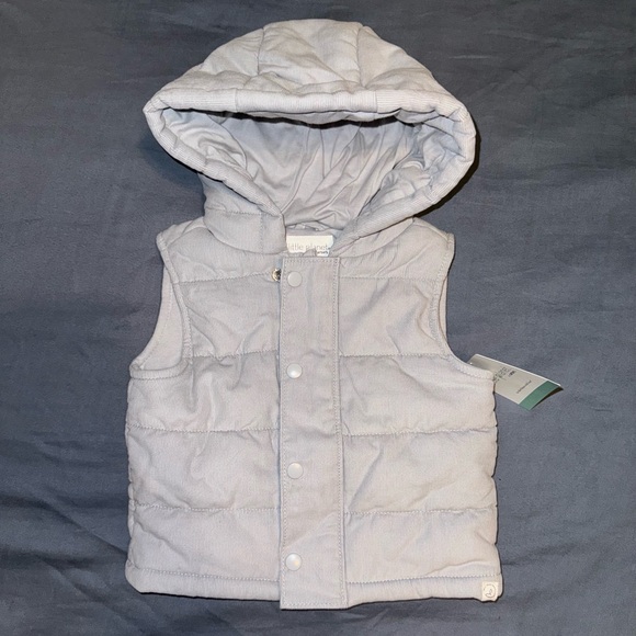 Baby Corduroy Puffer Vest - Picture 2 of 4